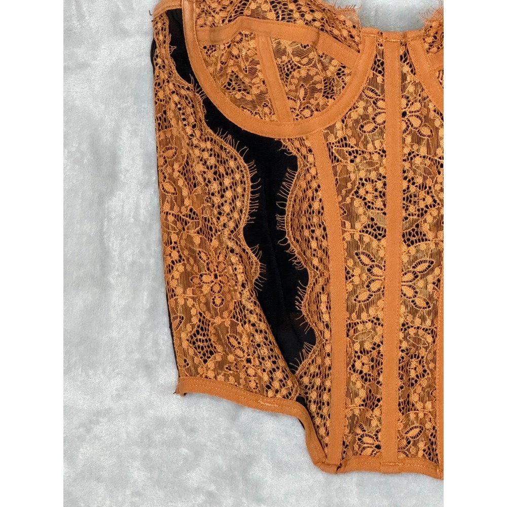 Out From Under Modern Love Lace Corset Small Coquette Goth Fairy Ren Faire - Picture 3 of 13